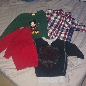 4t sweater lot .. Disney, Mickey, Christmas